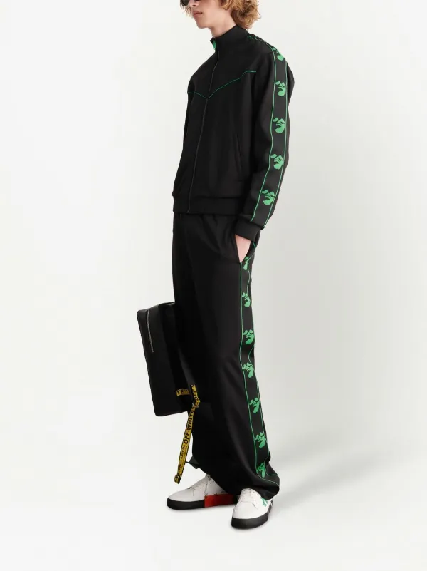 Off-White オフホワイト ジップアップ ジャケット | ブラック