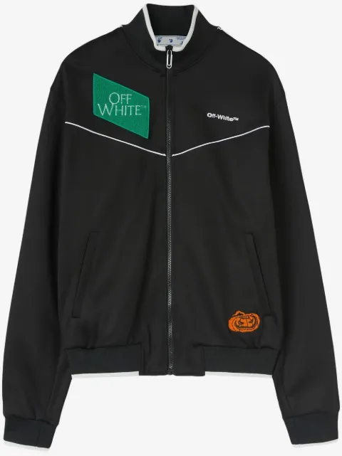 Off-White Sportjacke mit Logo-Stickerei