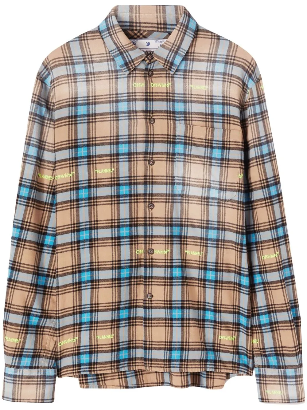 check-print long-sleeve shirt