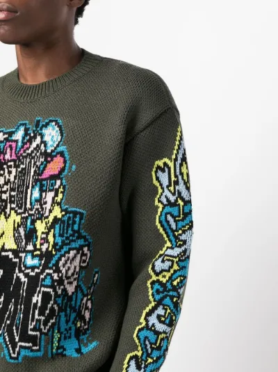 casual white knitted long sleeves