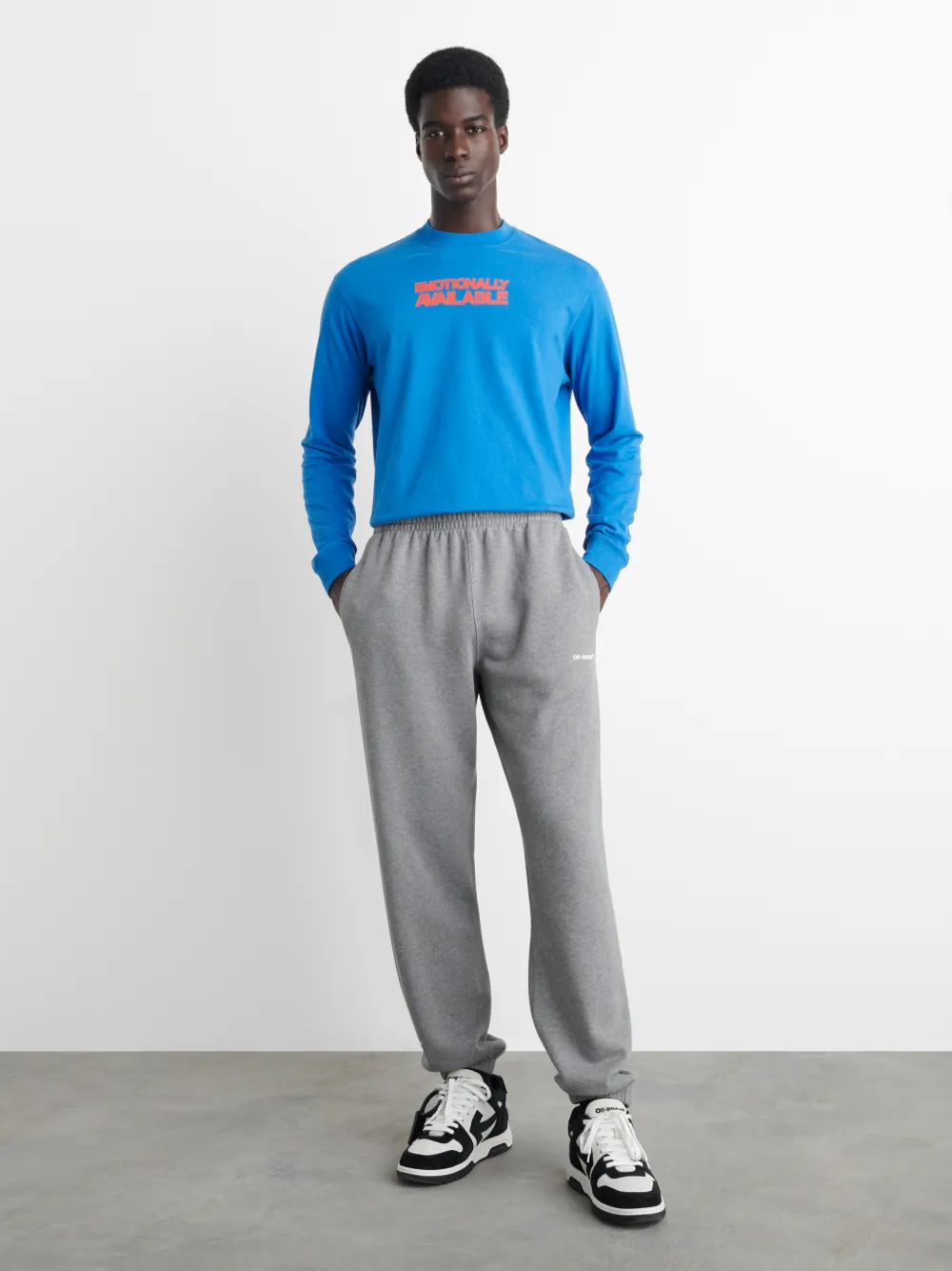 WAVE OUTL DIAG SLIM SWEATPANT on Sale - Off-White™ Official PN