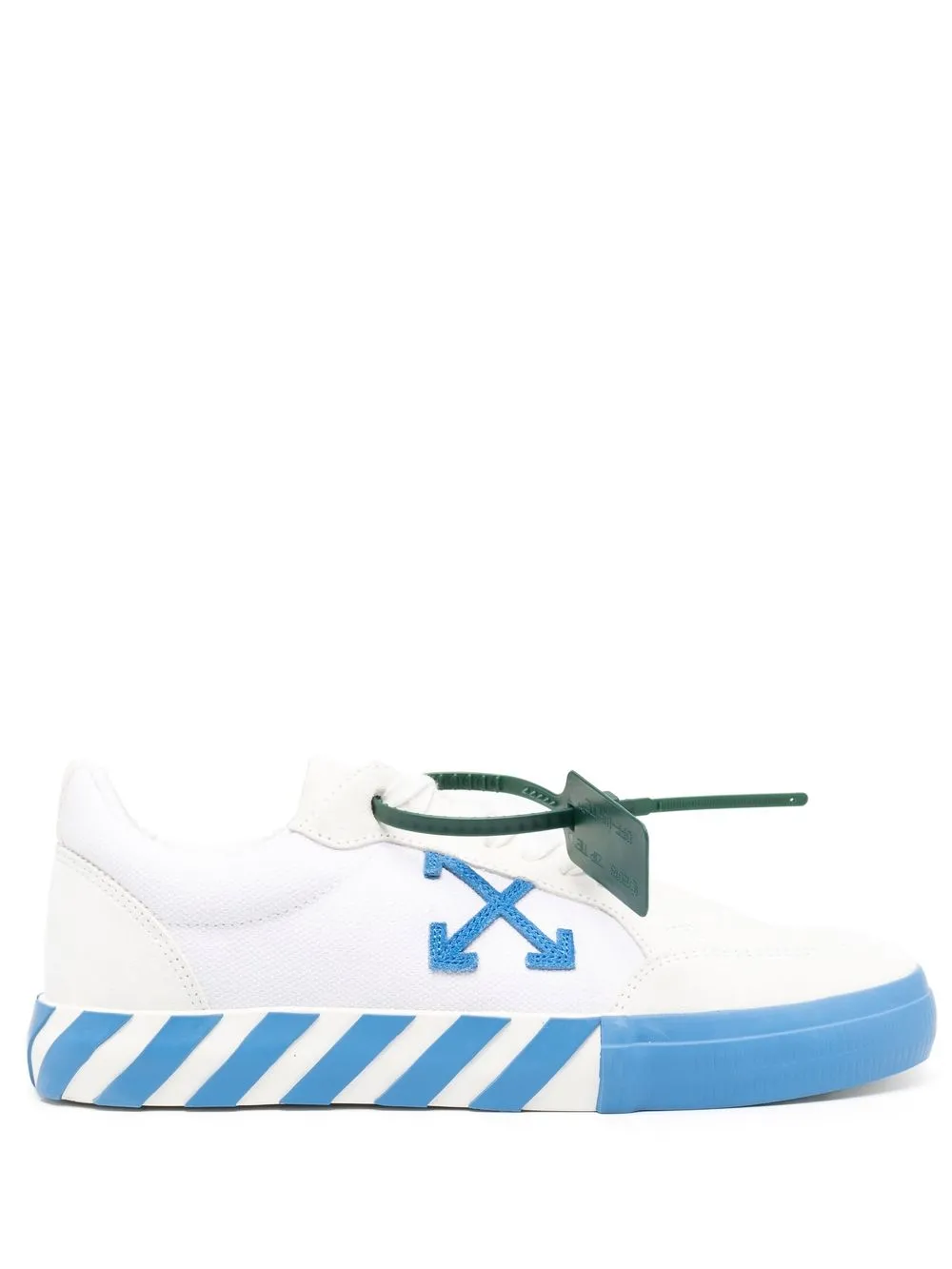 

Off-White tenis bajos con motivo Zip-Tie - Blanco