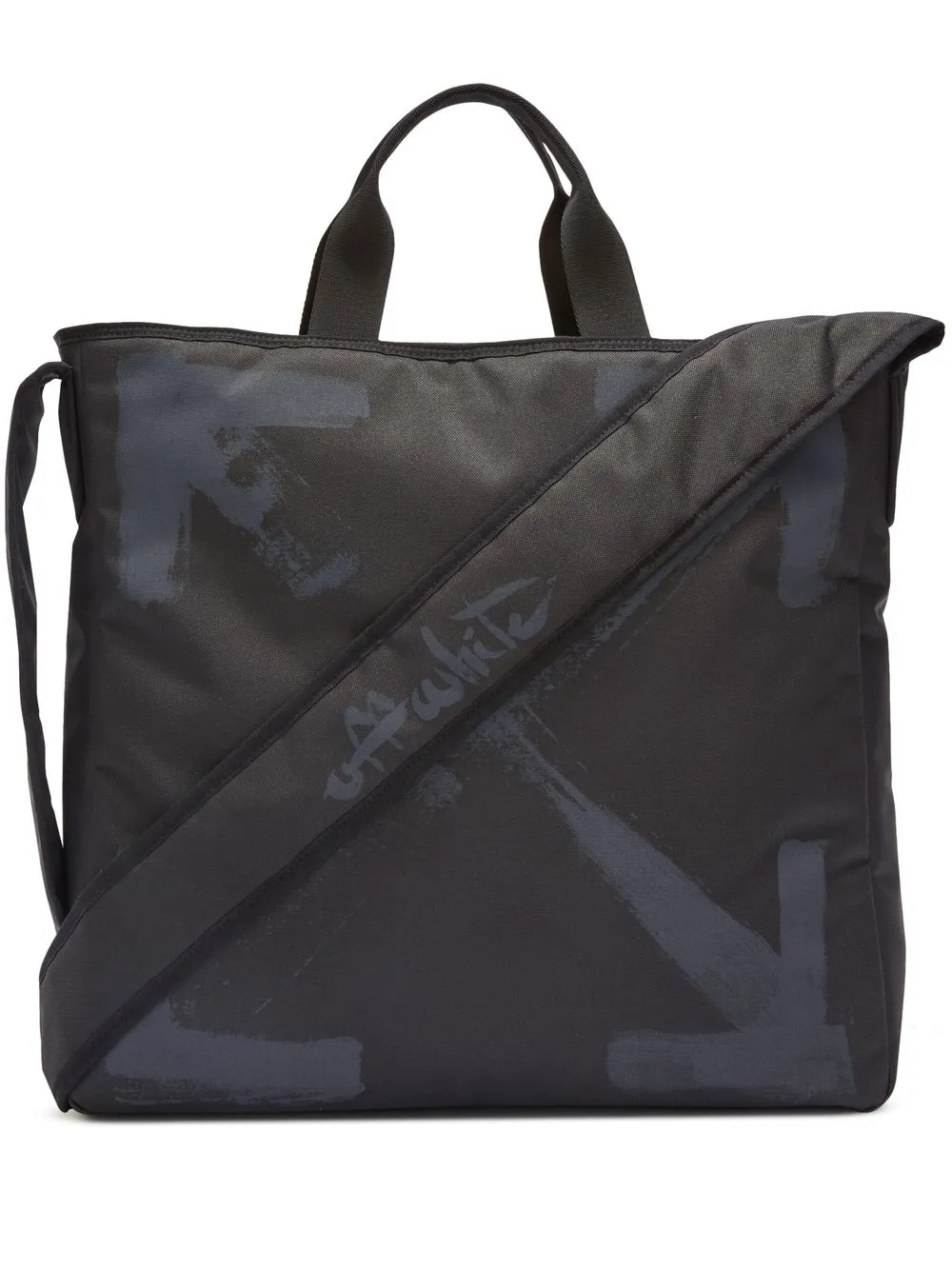 

Off-White Arrows-print tote bag - Black