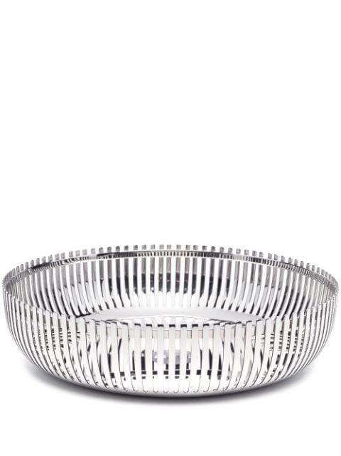 Alessi stainless steel oval fruit holder 