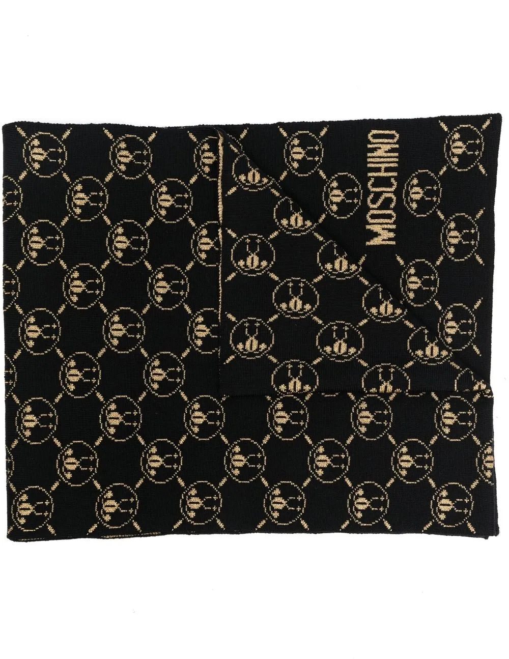 

Moschino bufanda con logo - Negro