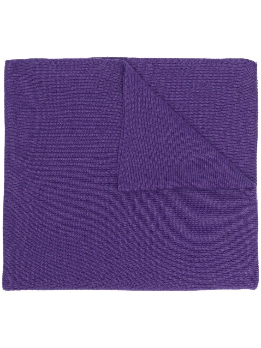 

Moschino mascada tejida con logo en intarsia - Morado