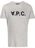 A.P.C. logo-print T-shirt - Grey
