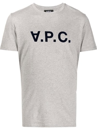 A.P.C. - logo-print T-shirt