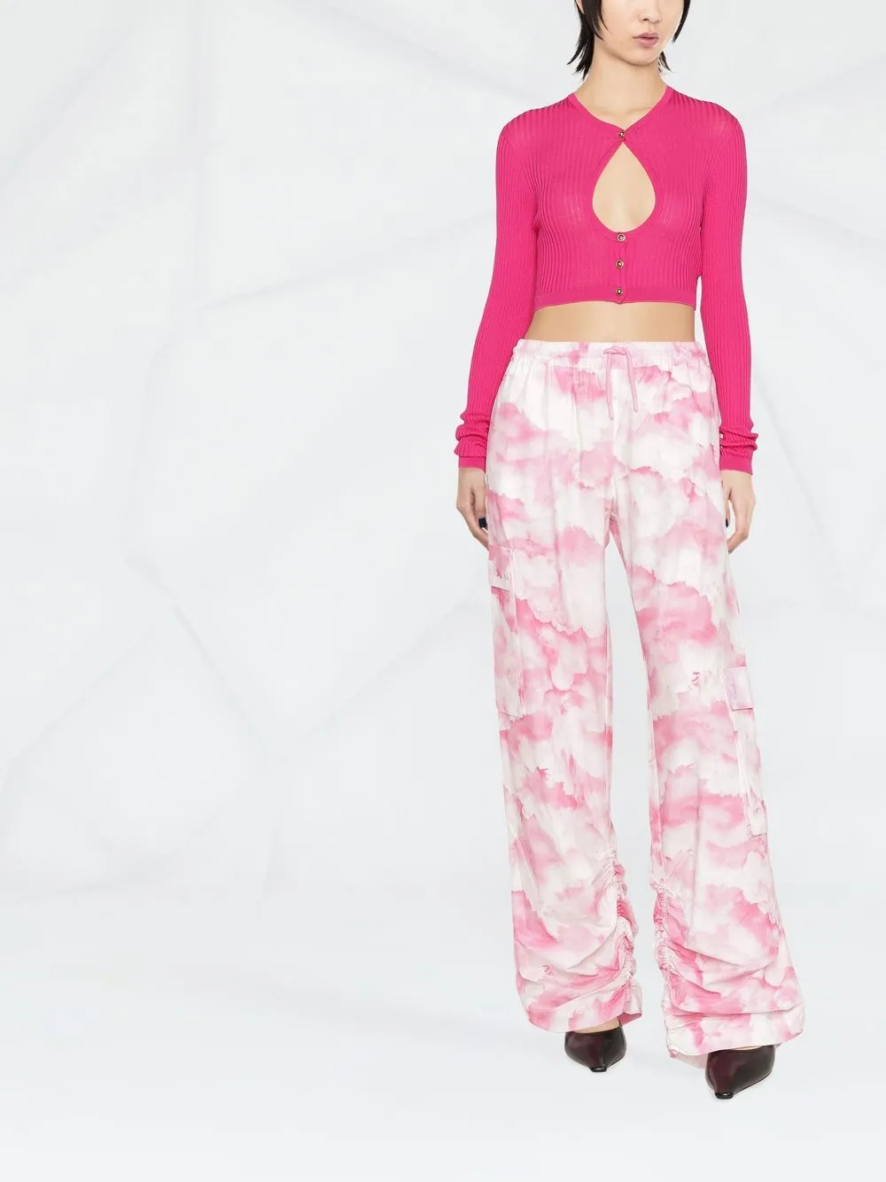 Image 2 of Versace cut-out detailed cardigan