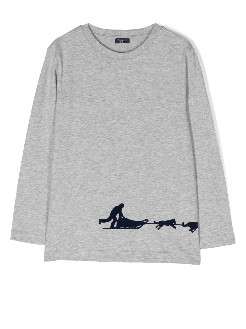 

Il Gufo cotton long-sleeve T-shirt - Grey