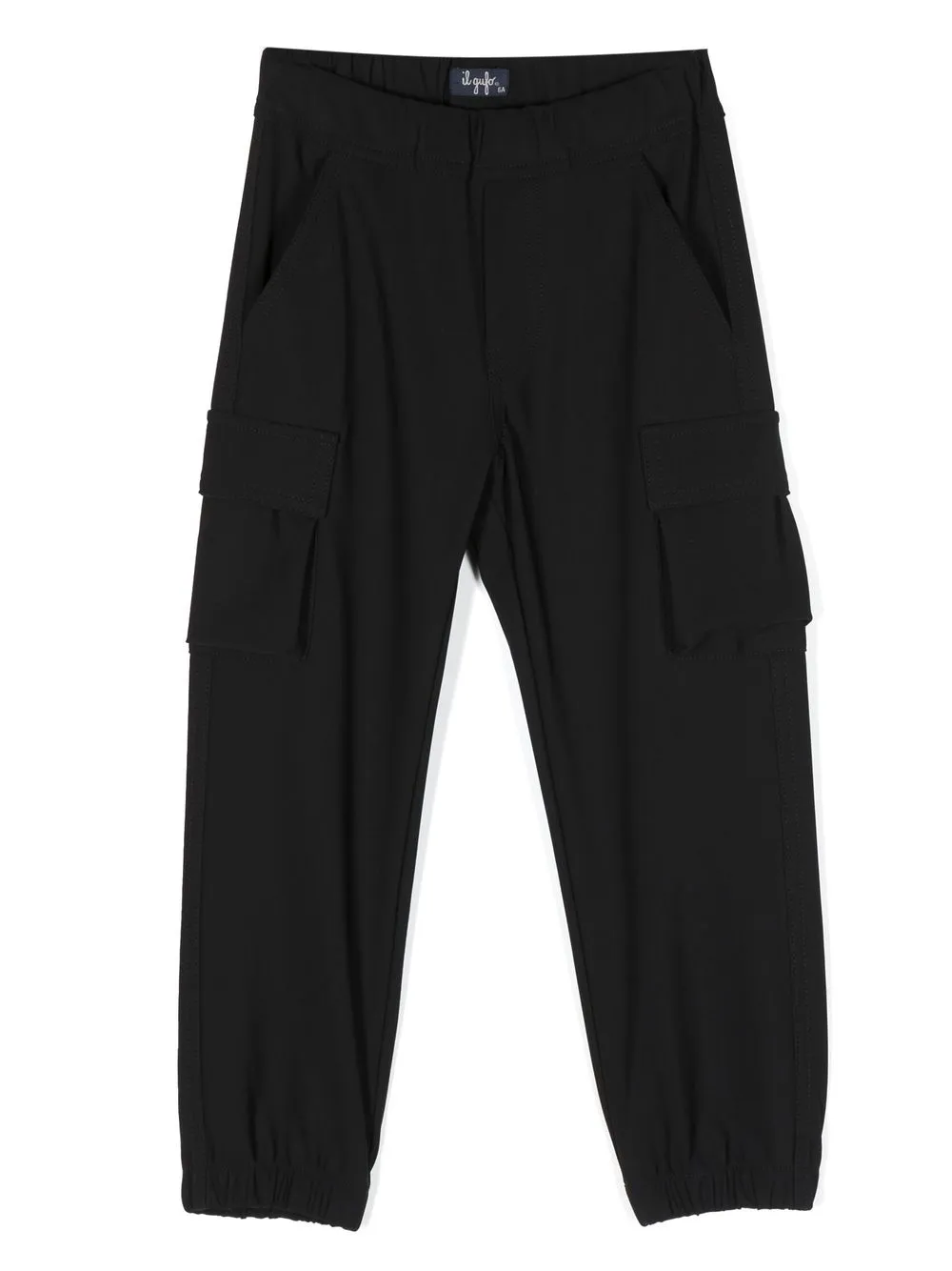 

Il Gufo straight-leg cargo trousers - Black