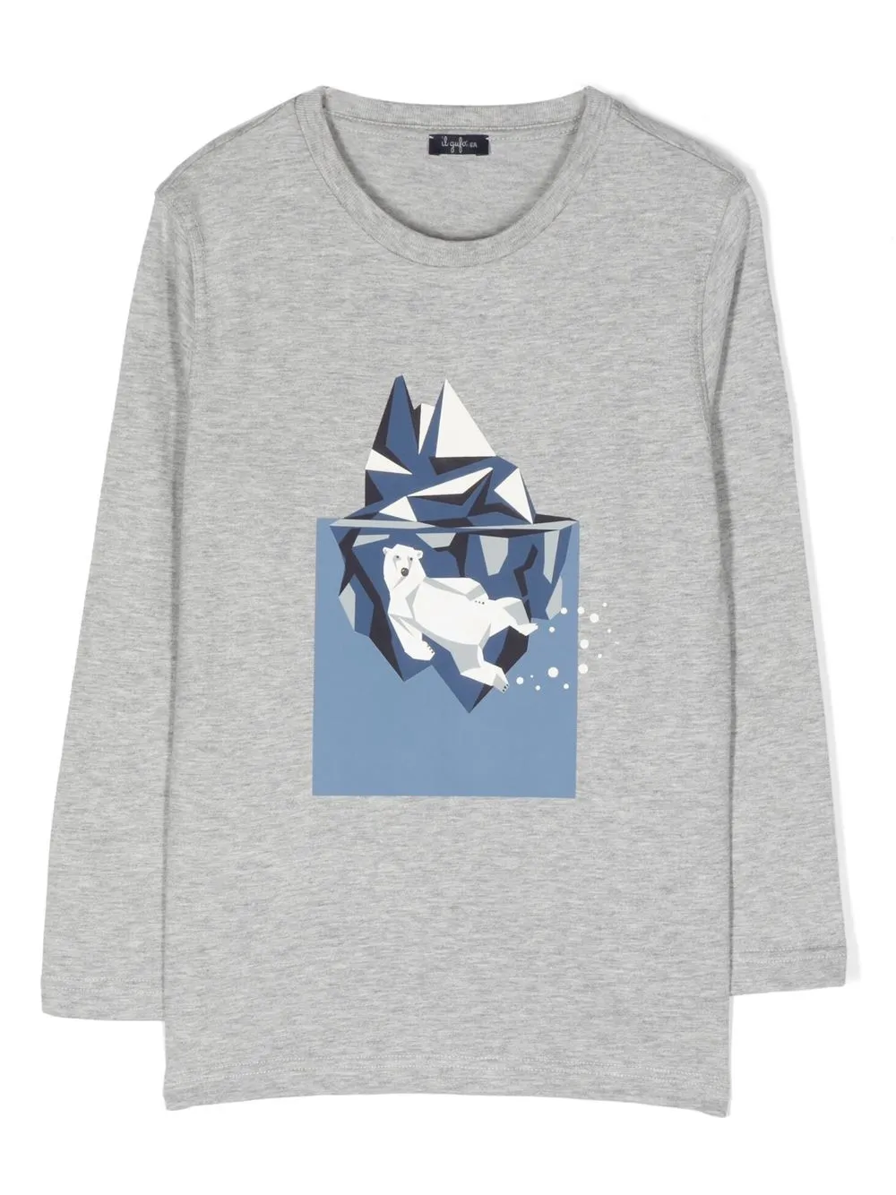 

Il Gufo playera manga larga con estampado gráfico - Gris
