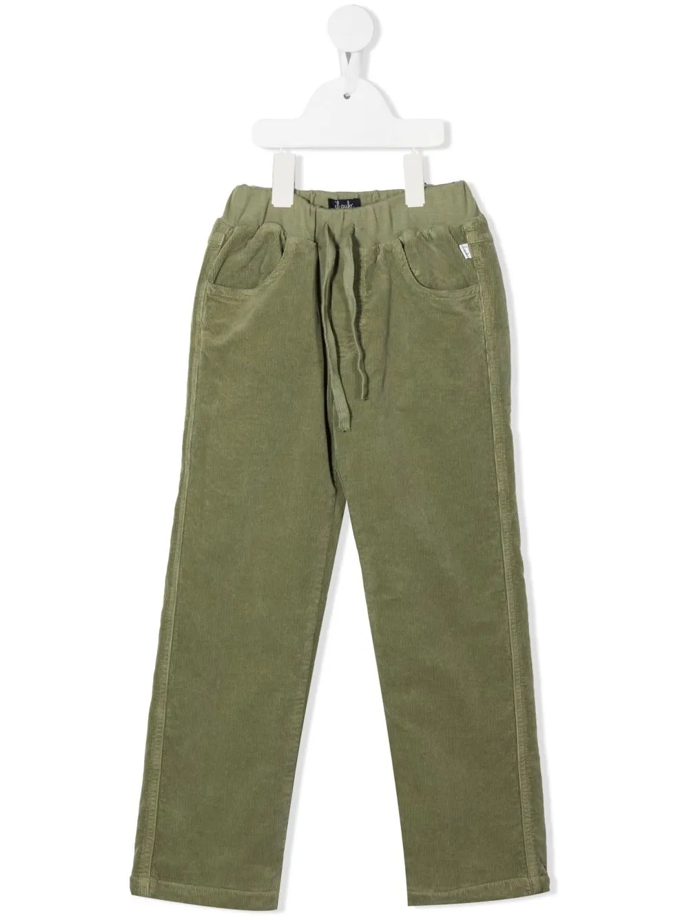 

Il Gufo pantalones chinos de pana - Verde