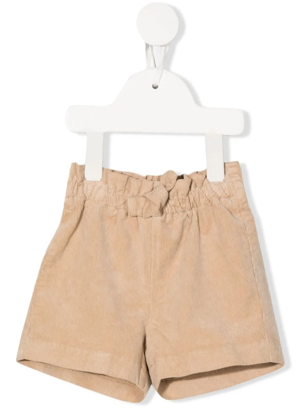 

Il Gufo shorts de pana con cintura paperbag - Neutro