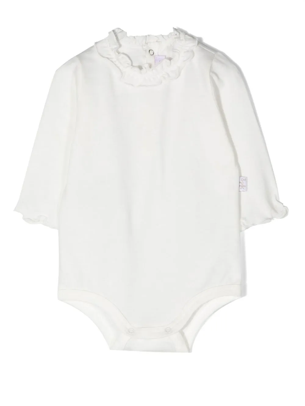 

Il Gufo button-front long-sleeved body - White