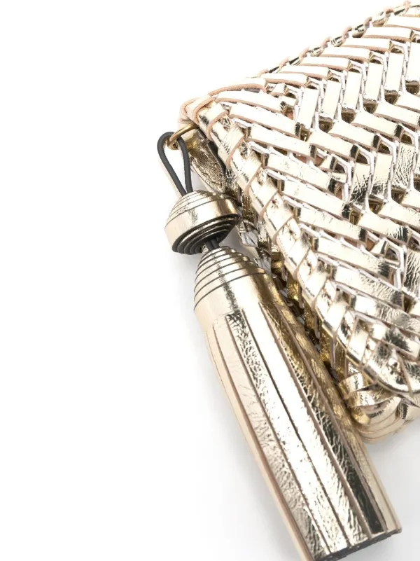 ★ANYA HINDMARCH★ NEESON クラッチバッグ Anya Hindmarch Neeson レザークラッチバッグ | ゴールドトーン