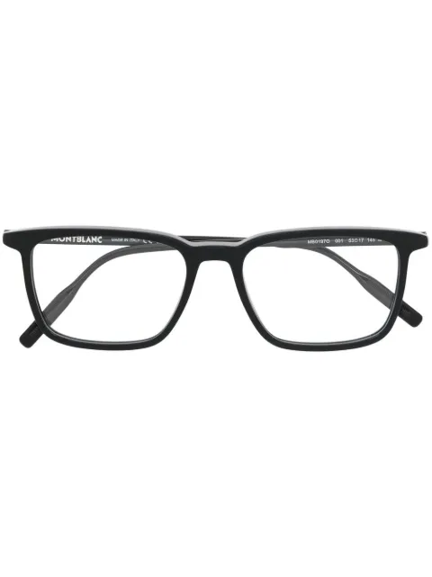 Montblanc wayfarer-frame optical glasses