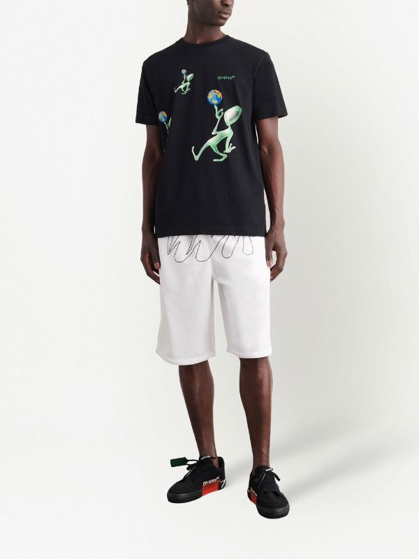 Off-White オフホワイト Alien グラフィック Tシャツ - Farfetch