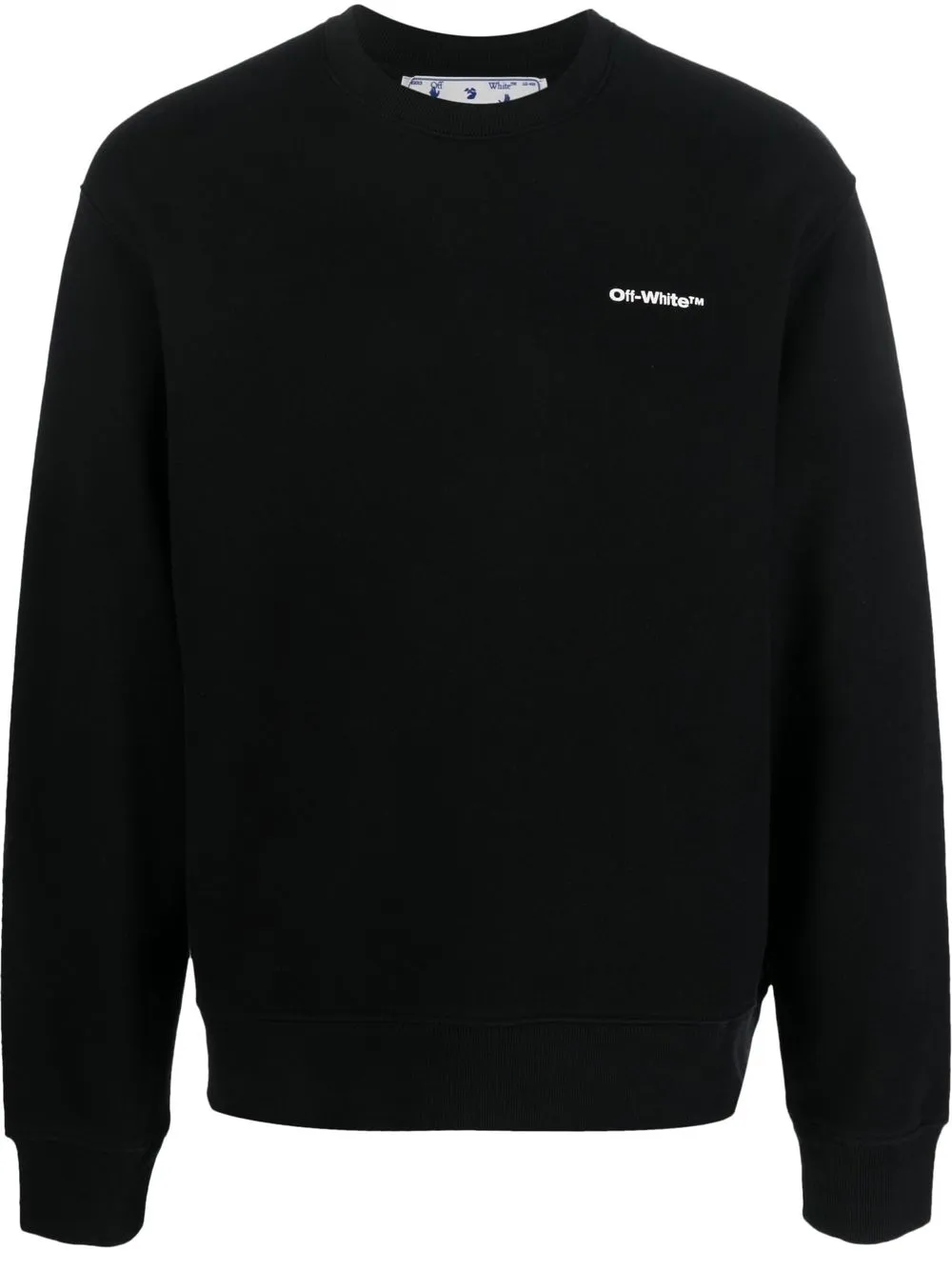 

Off-White sudadera con rayas Wave Diag - Negro