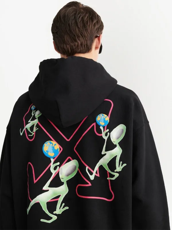 Off-White Men's Alien Arrow Skate Hoodie