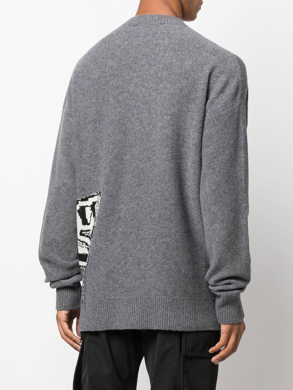 Off-White Graffiti chunky-knit jumper Men