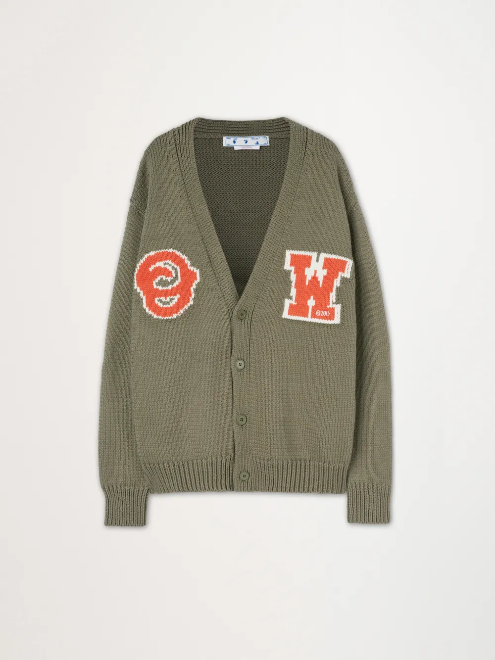 OW PATCH KNIT CARDIGAN OffWhite™ Official Site