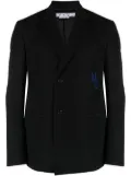 Off-White single-breasted tailored blazer - Black