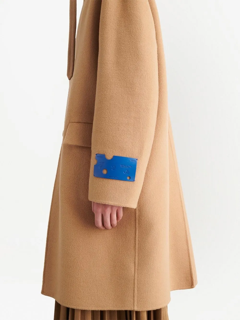 white midi coat