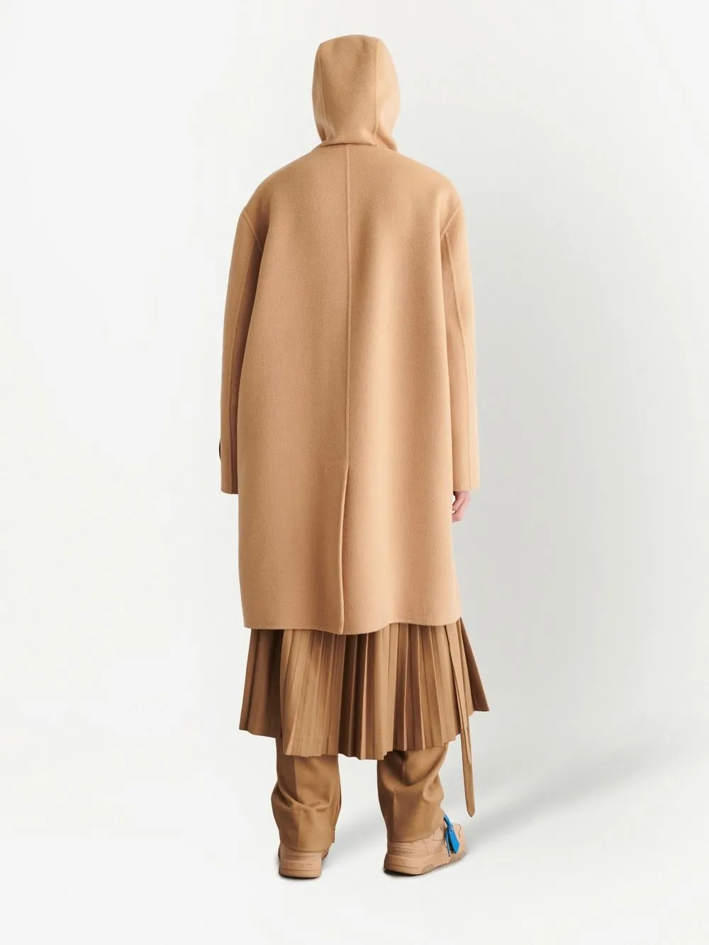 white midi coat
