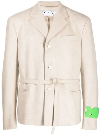 off white blazer stock