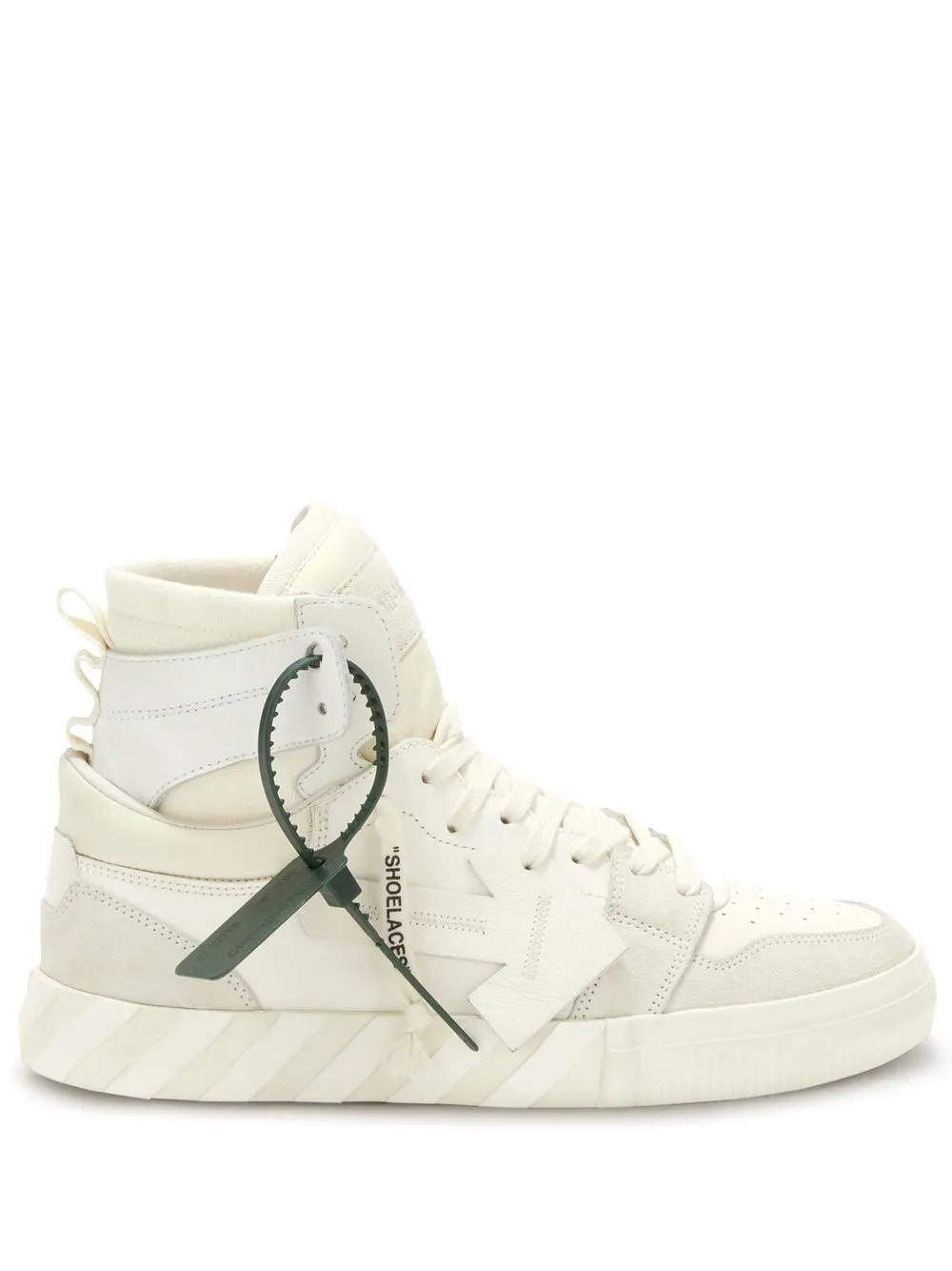 

Off-White tenis altos Vulcanized - Blanco