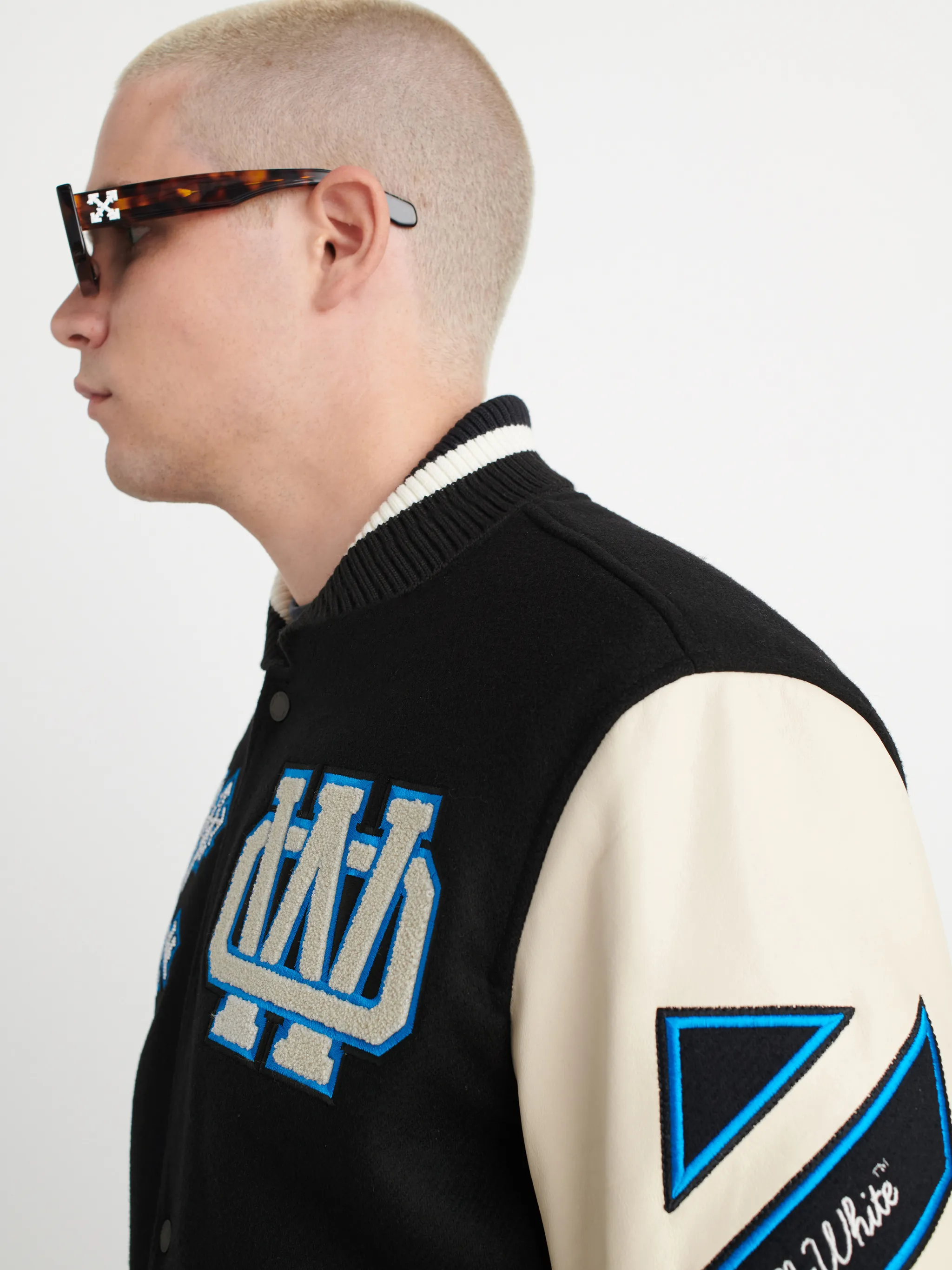 logopatch varsity jacket OffWhite™ Official Site