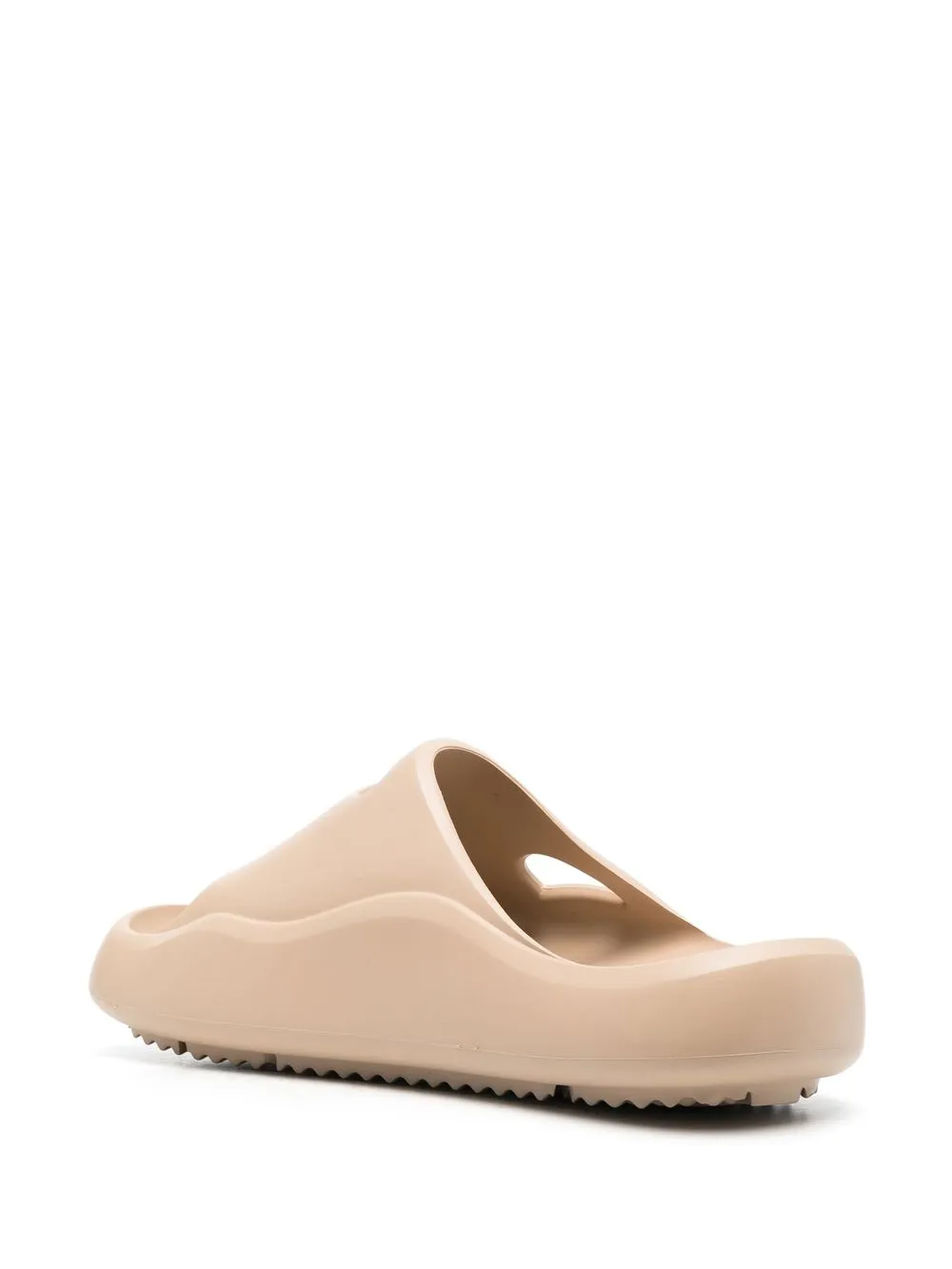 Shop Off-white Meteor Cut-out Slides In Camel Camel