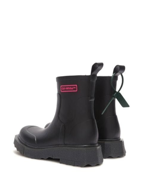 Off-White logo-print Sponge Rain Boots - Farfetch