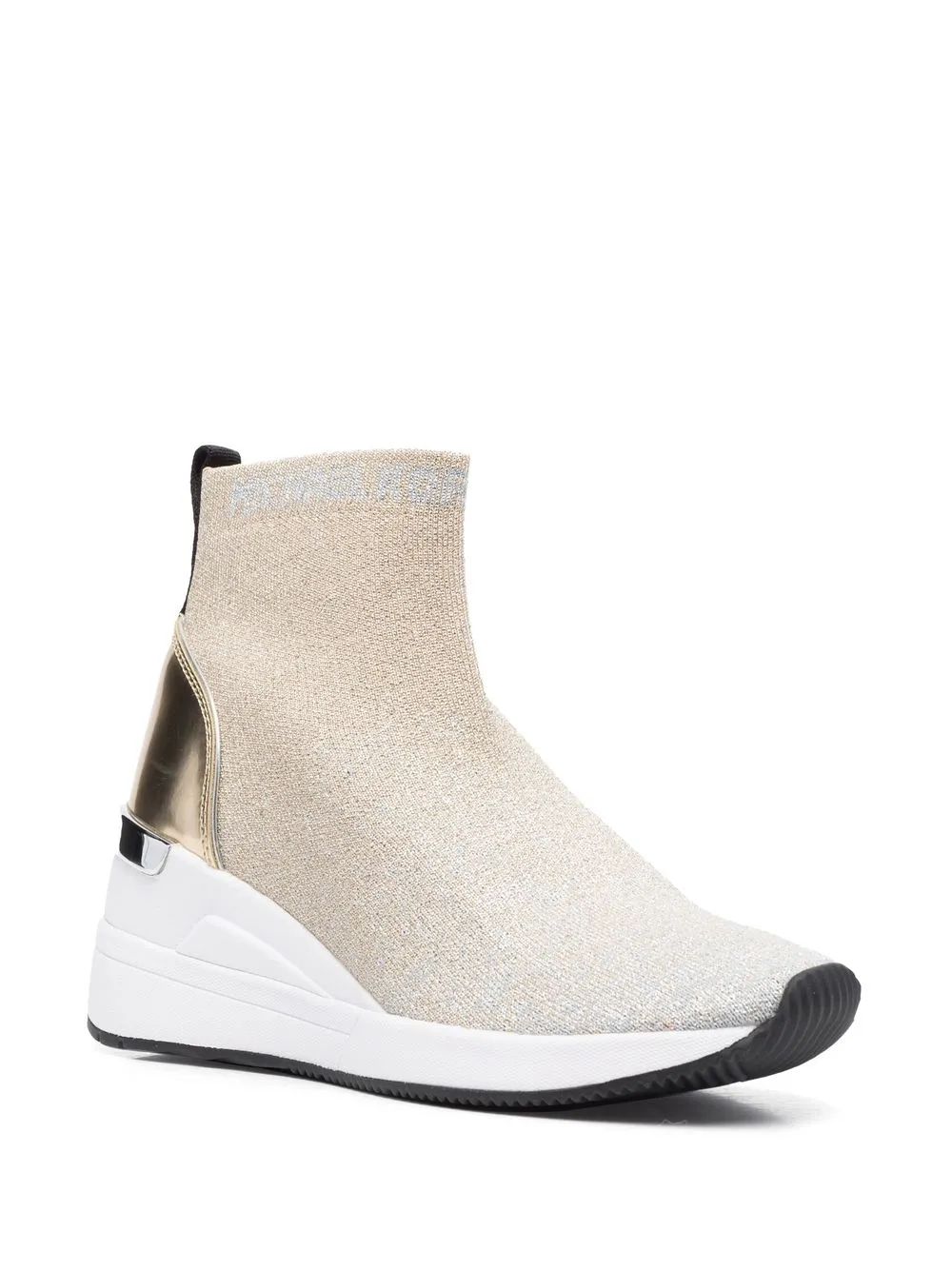 Michael Michael Kors Soklaarzen met metallic hak - Goud