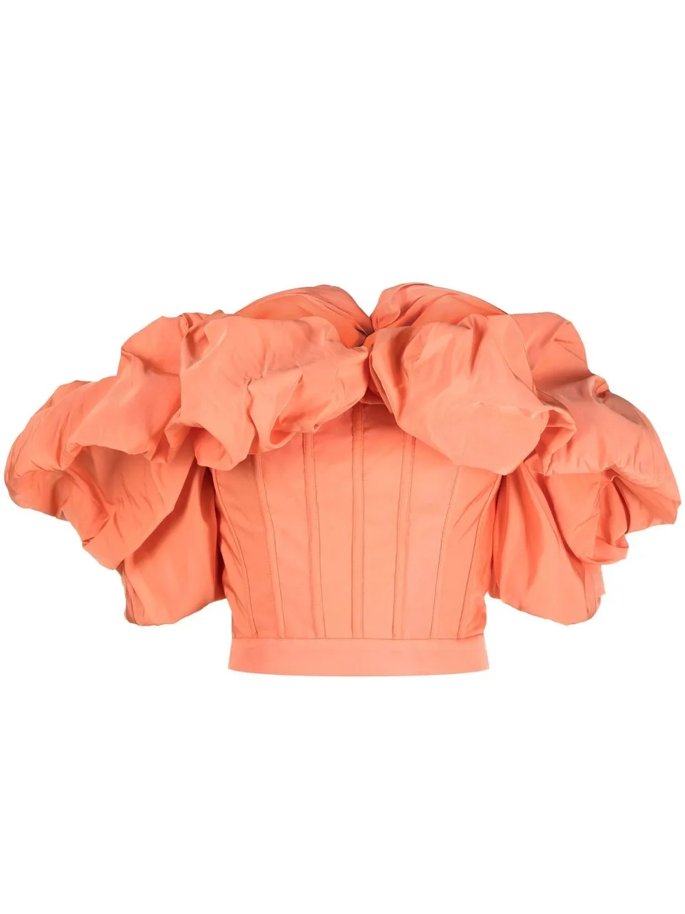 

Alexander McQueen corset con hombros descubiertos - Rosado