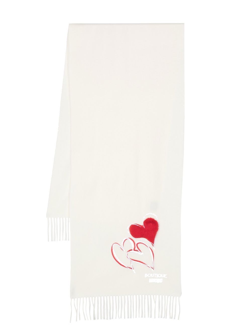 moschino heart scarf