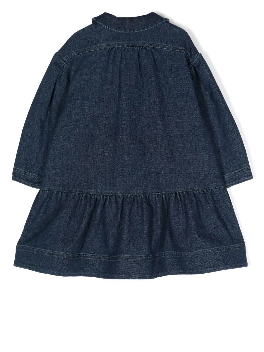 

Il Gufo long-sleeve denim smock dress - Blue