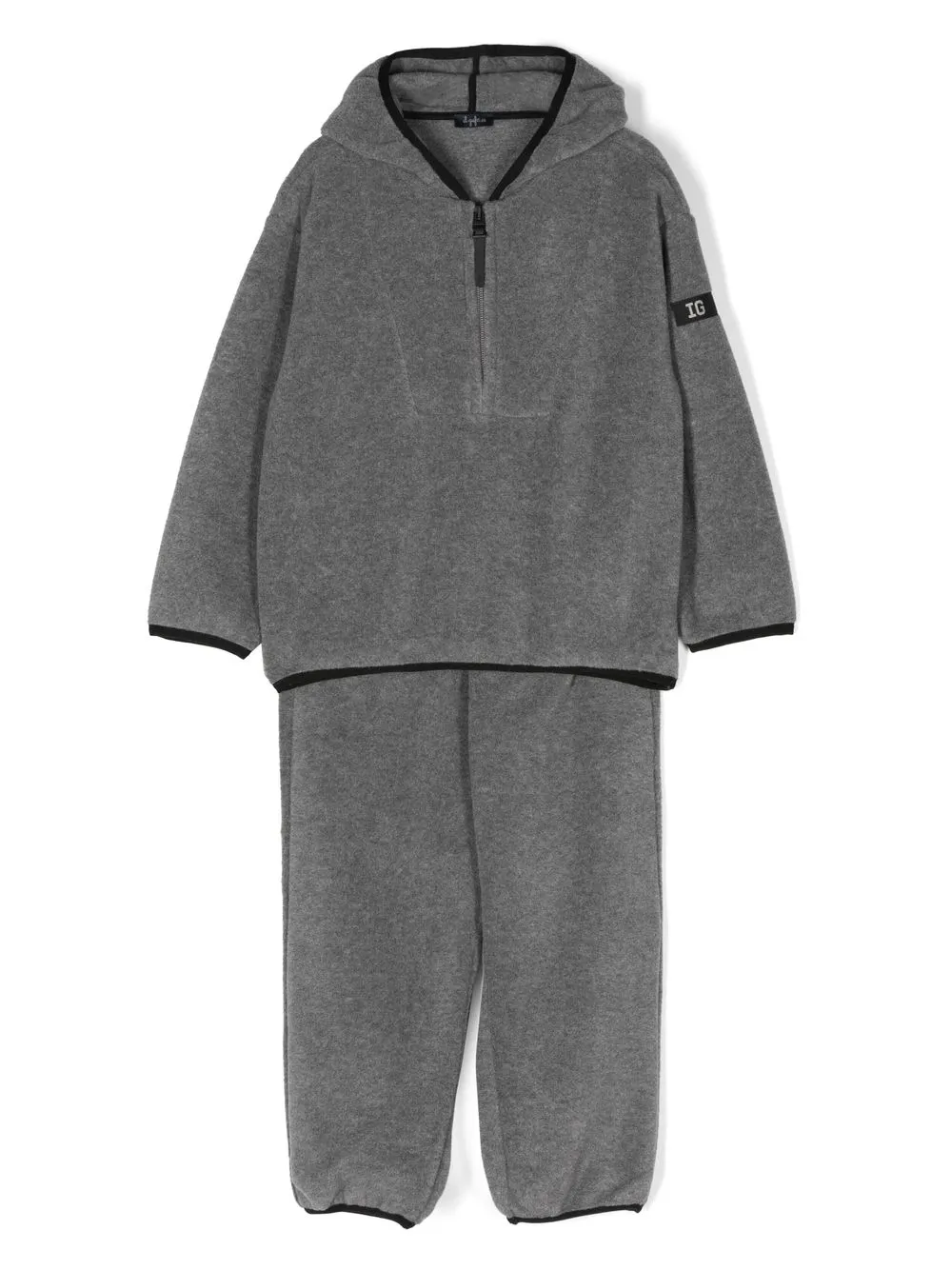 

Il Gufo cotton tracksuit set - Grey