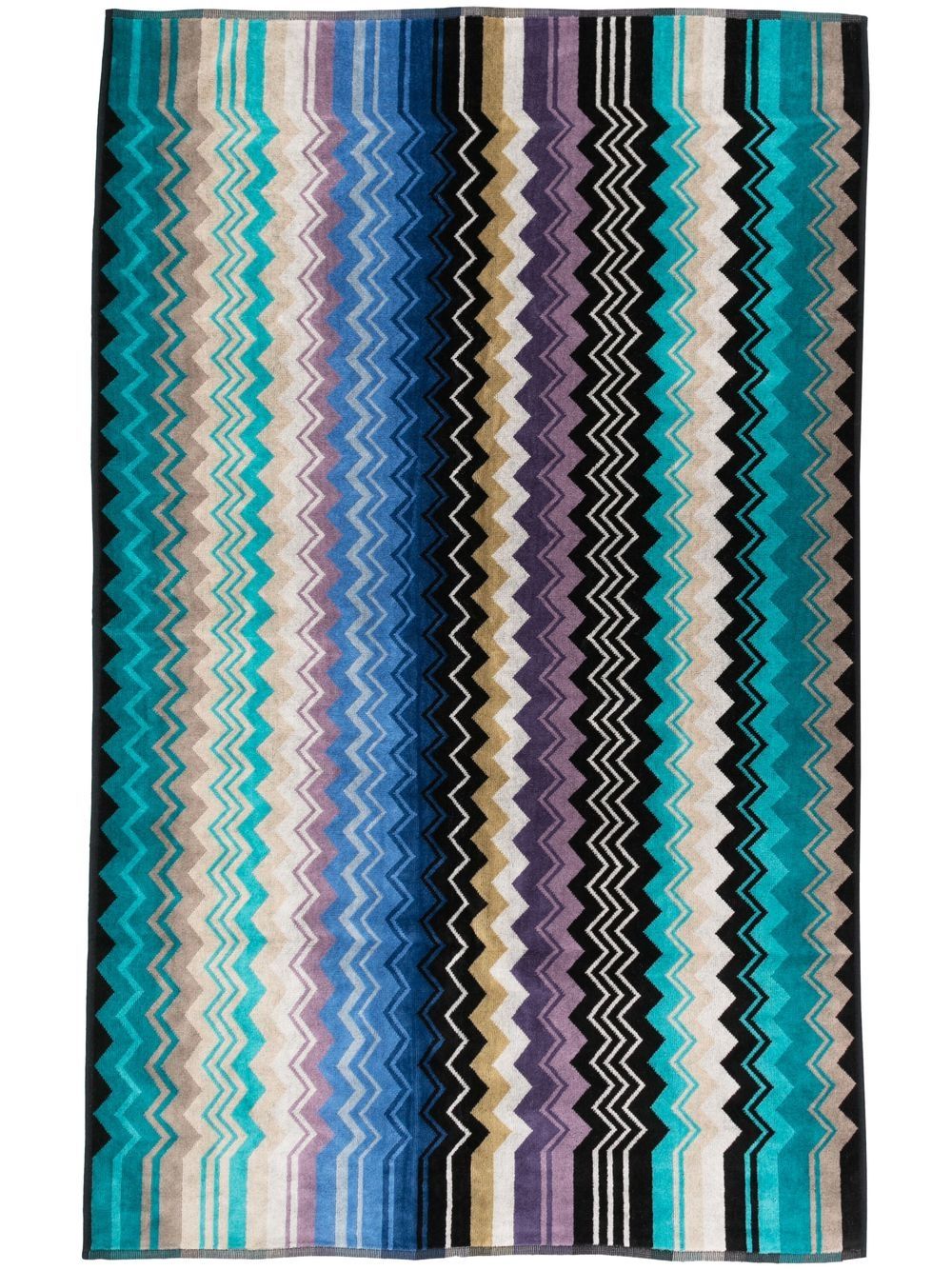 Missoni Home Zig Zag Print Towel Set Blue Farfetch Uk