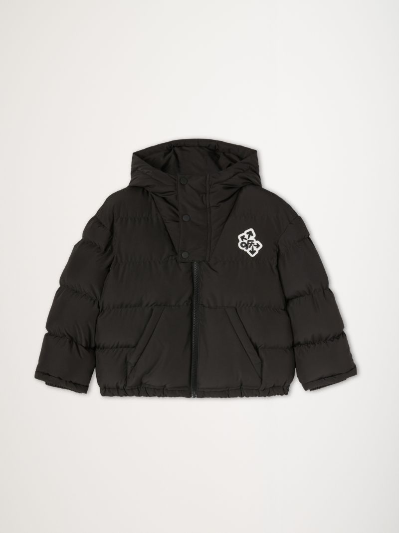 OFF ROUNDED NYLON PUFFER