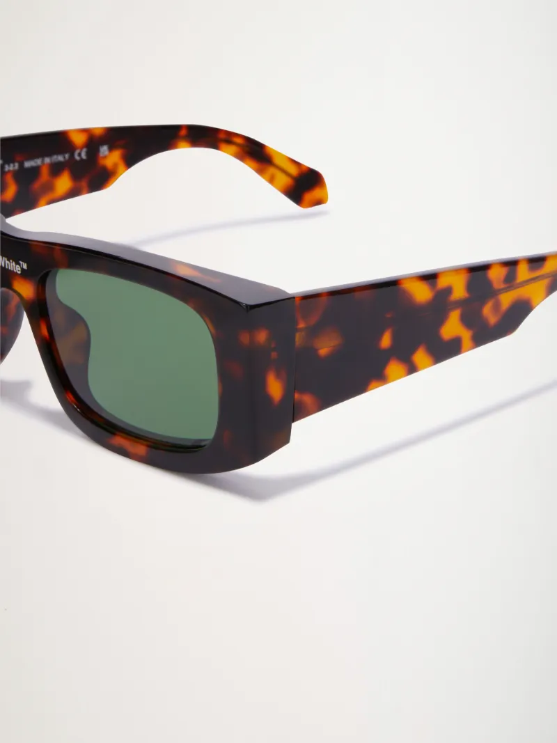 Sonnenbrille mit Logo-Print