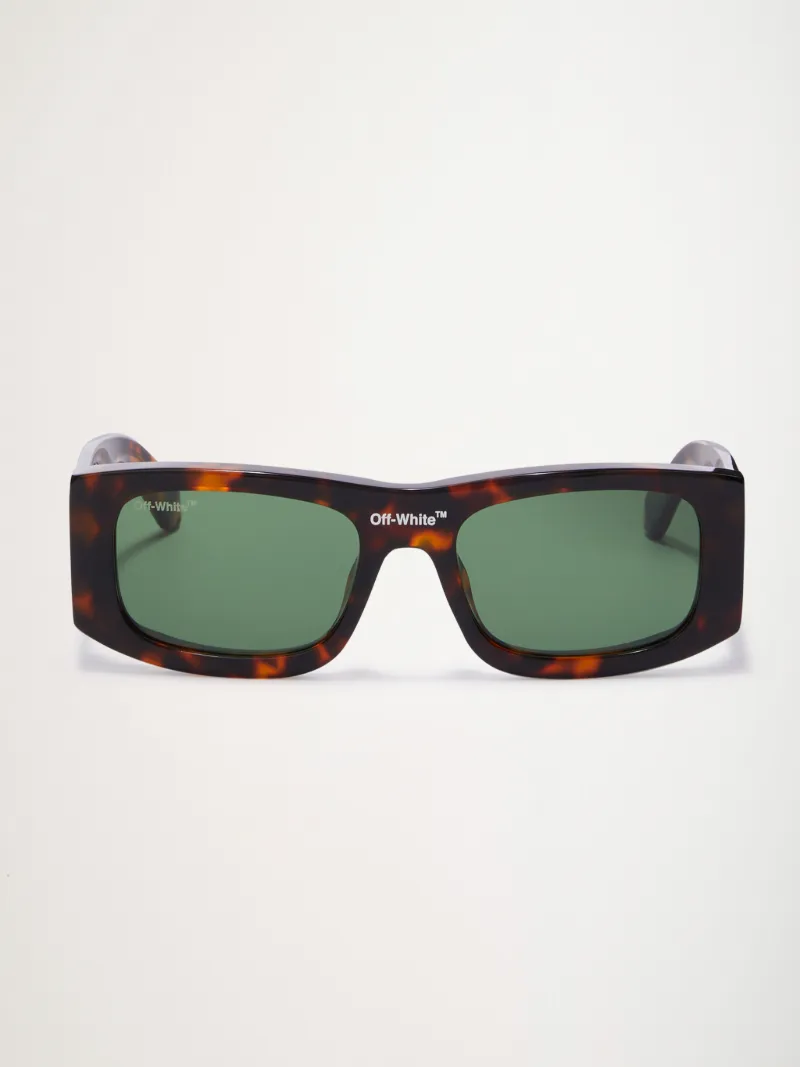 Sonnenbrille mit Logo-Print