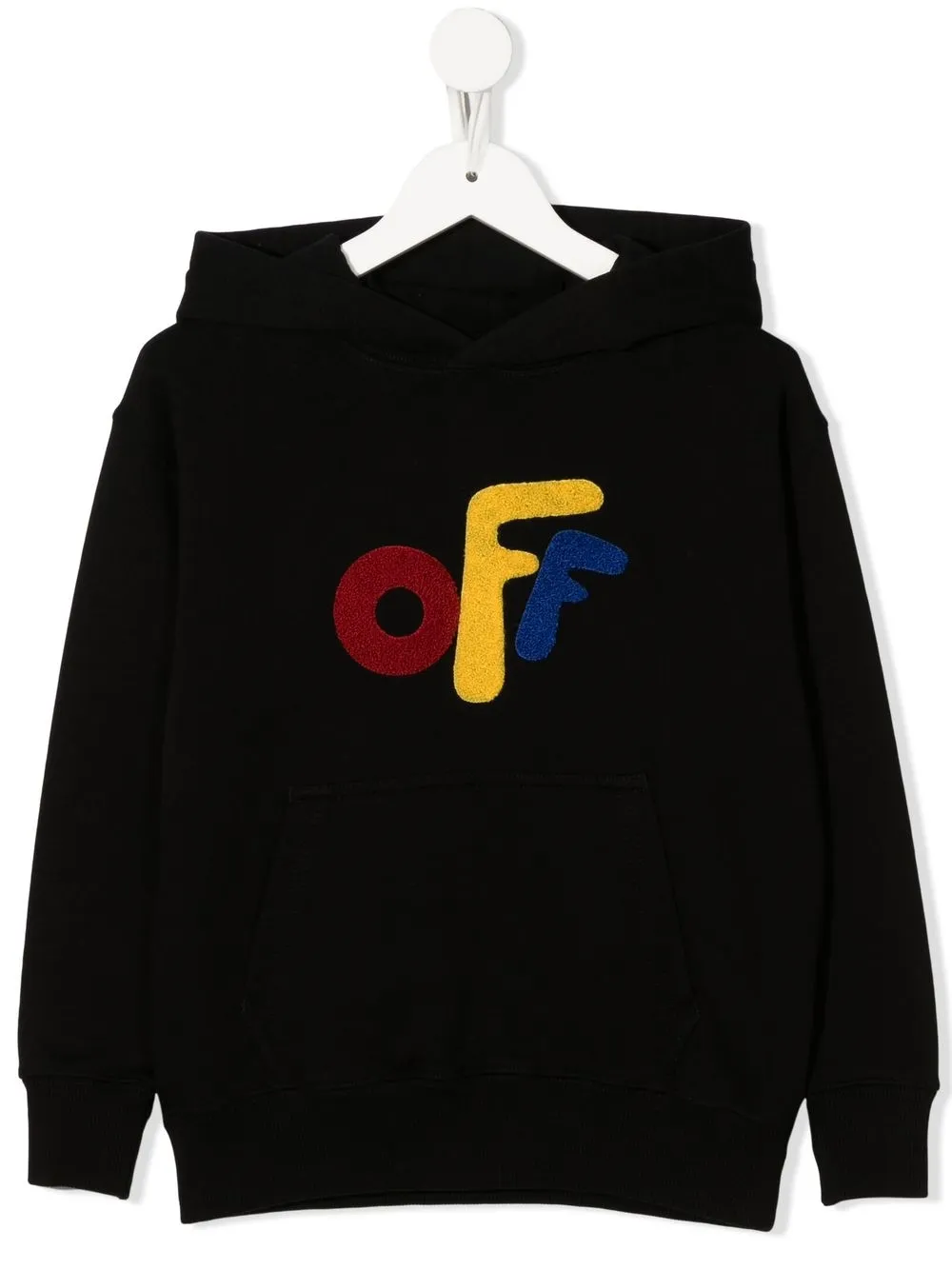 

Off-White Kids hoodie con logo bordado - Negro