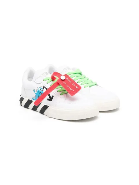 Off-White Kids Monsters Vulcanized lace-up sneakers