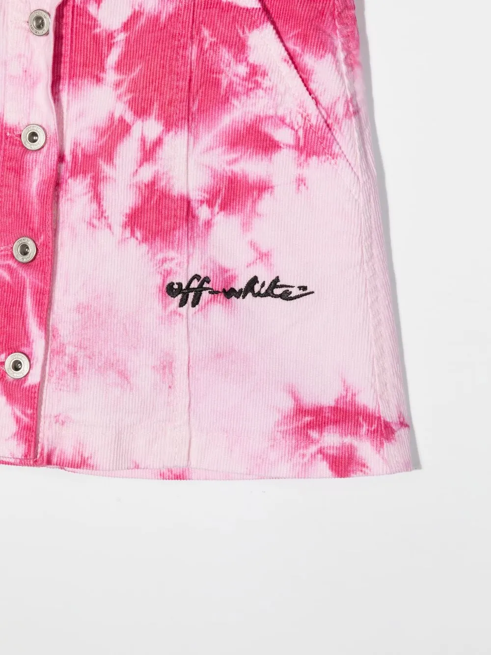  Off-white Kids Tie Dye-print Skirt - Pink 