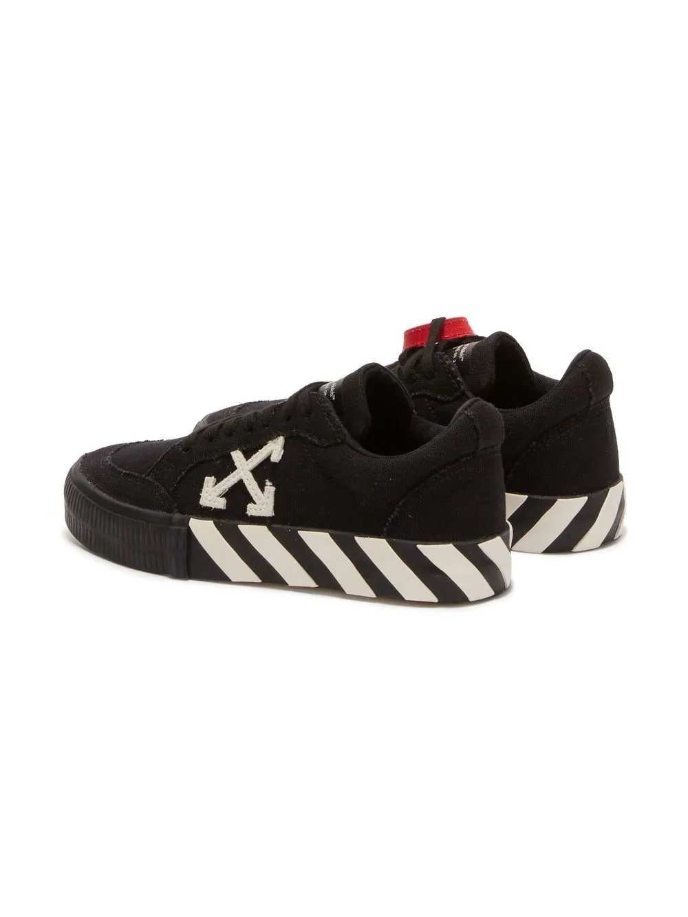  Off White Kids Vulcanized Low Top Sneakers   Schwarz 