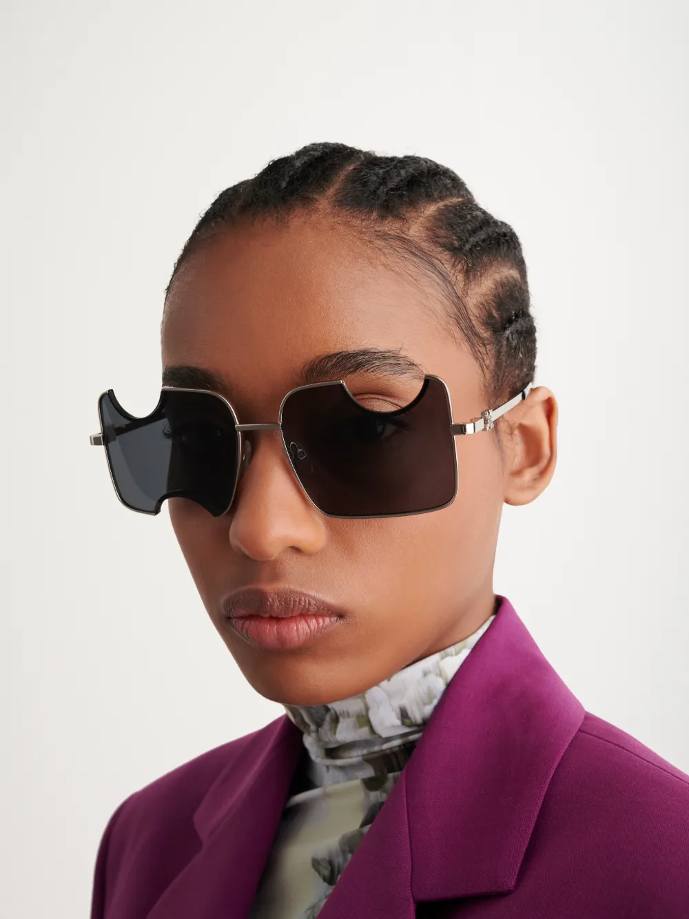 OFF-WHITE-CADY SUNGLASSES Rectangle Sunglasses