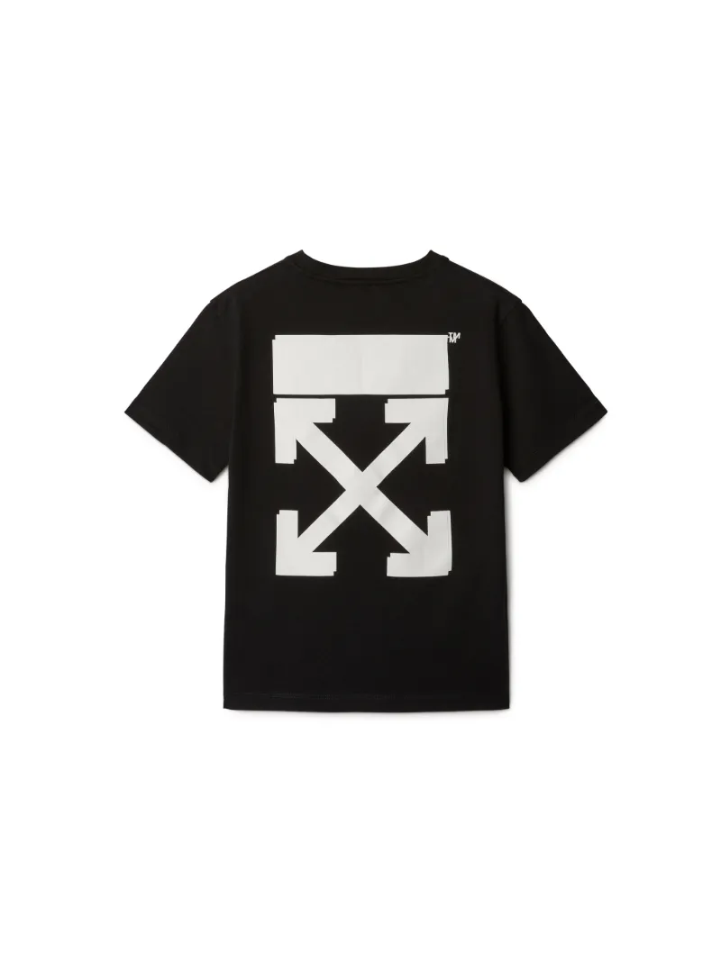 Kurzärmeliges T-Shirt mit Gummipfeil