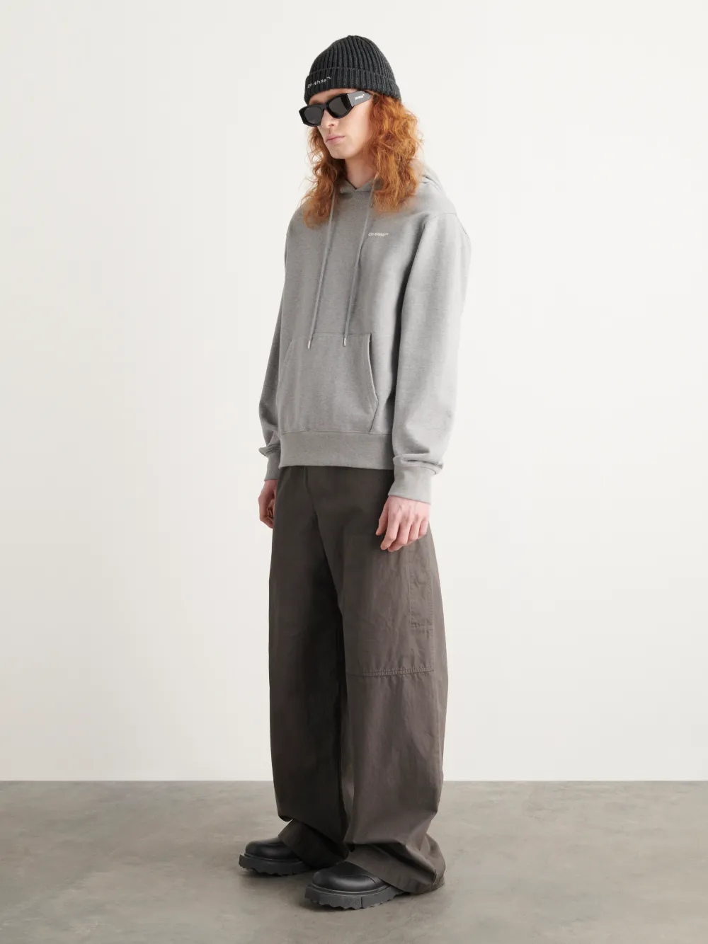 WAVE DIAGONALS SLIM HOODIE